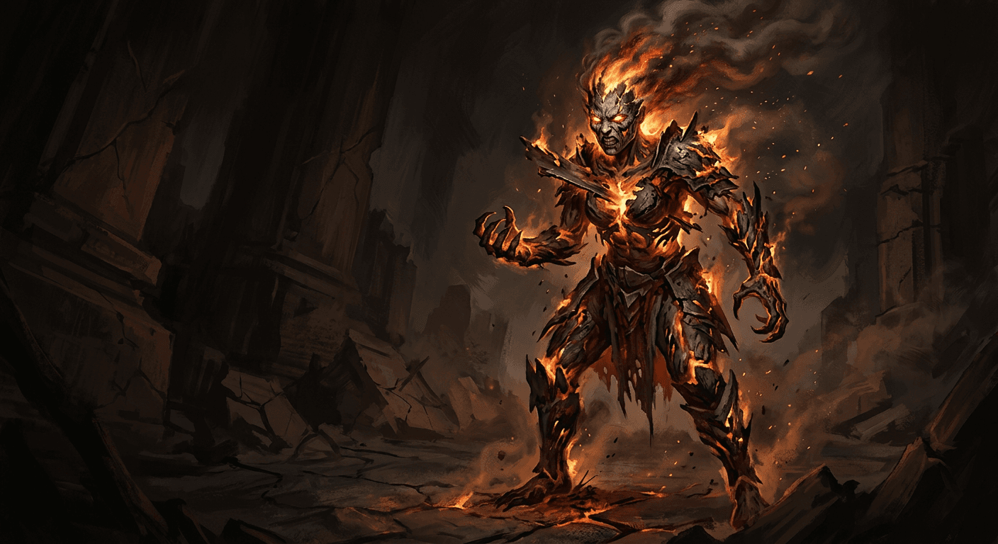 Realm of Ruin Ashmother boss artwork