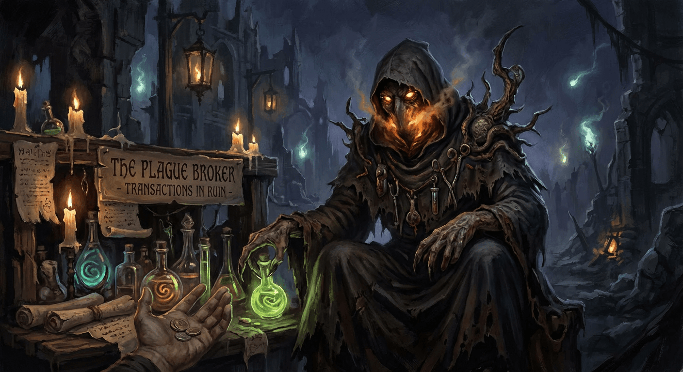 Realm of Ruin The Plague Broker boss artwork