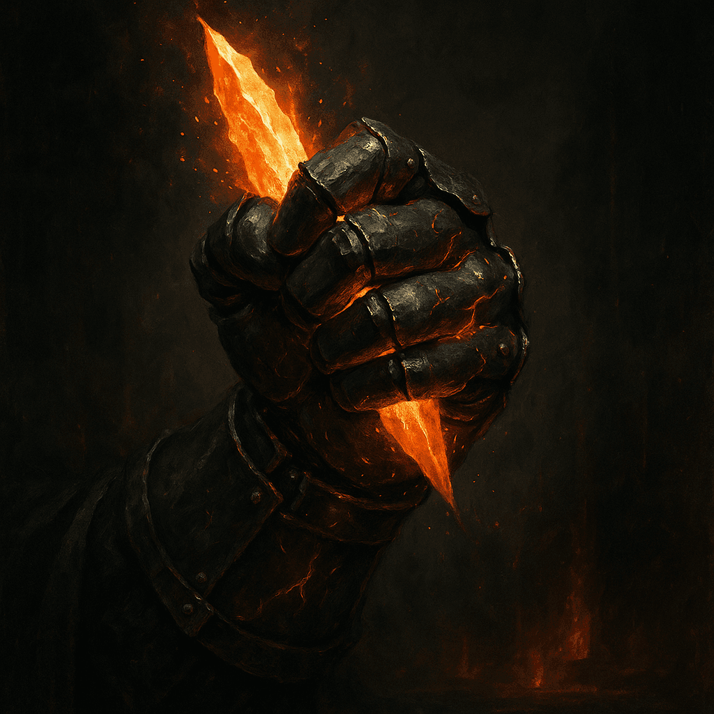 Realm of Ruin Iron Grip power-up artwork