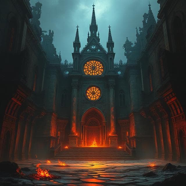 Realm of Ruin Ruined Cathedral stage artwork